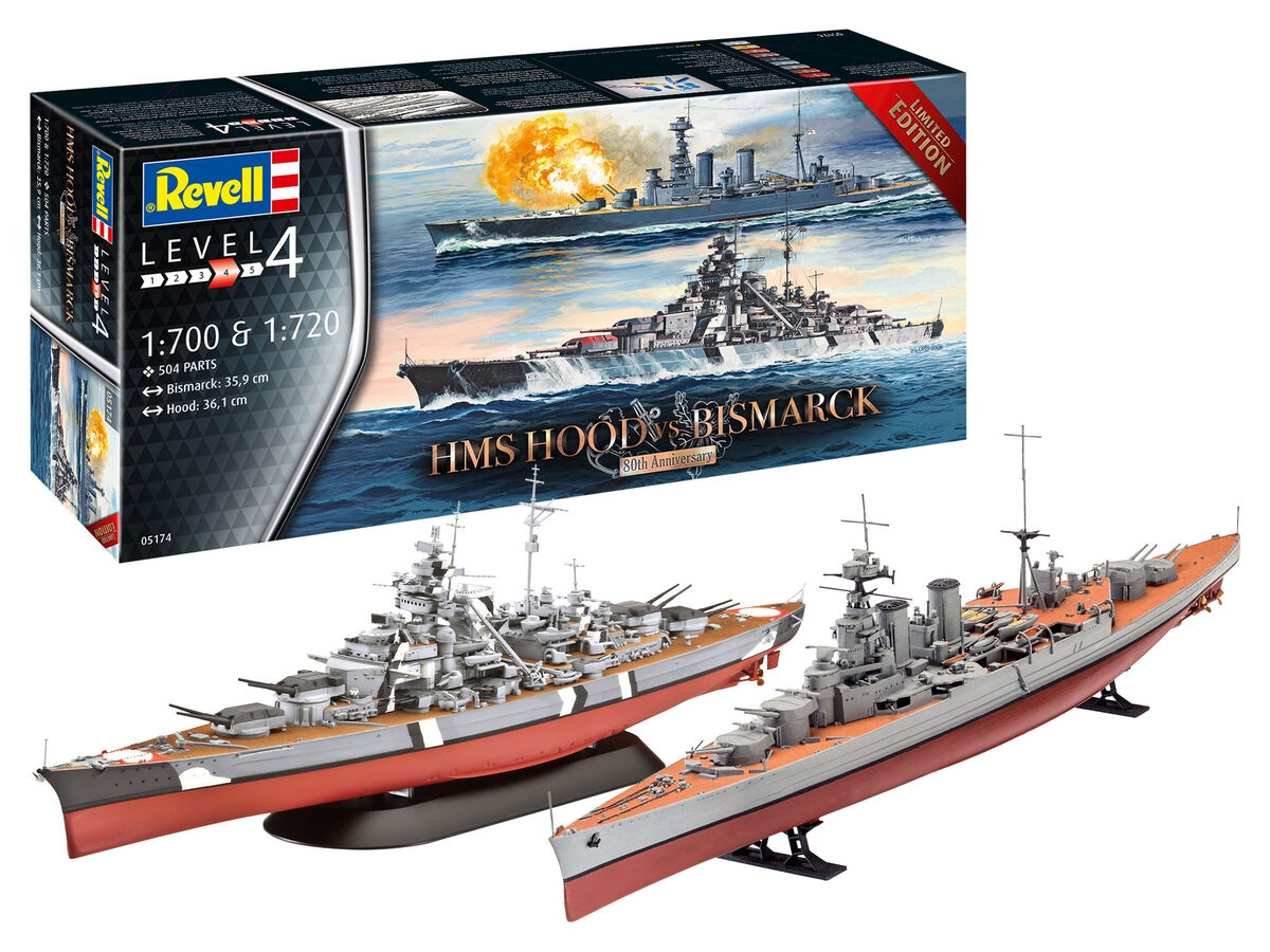 HMS Hood Vs. Bismarck - 80th Anniversary - Byggmodeller.se